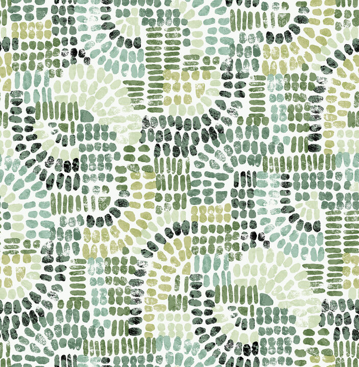 Wanderer Evergreen Mosiac Wallpaper