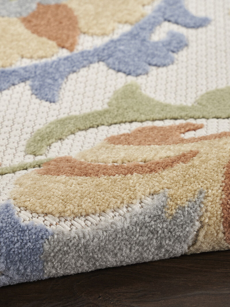 Aloha ALH17 Ivory/Blue 9' x 12' Rug