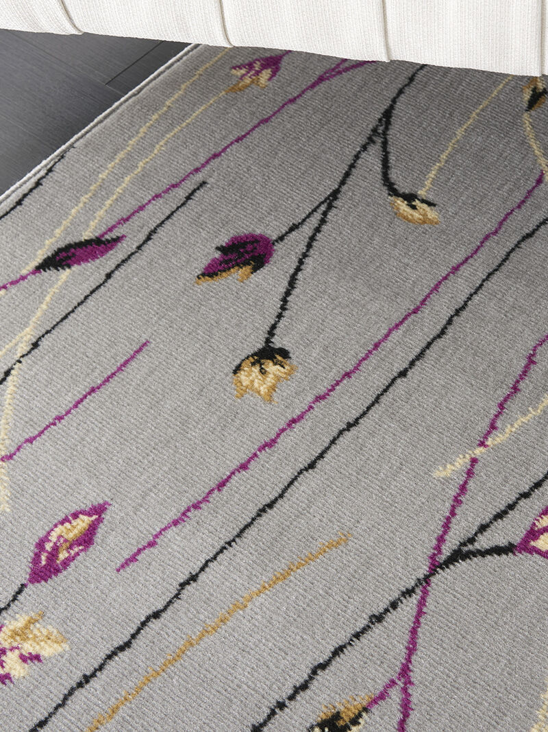 Grafix GRF15 Gray 8' x Round Rug