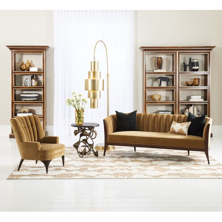 Fringe Vase-Brown