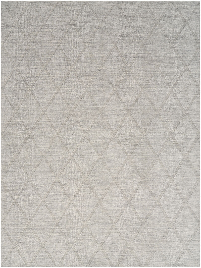 Wool Haven WOH01 Gray 3'9" x 5'9" Rug image number 0