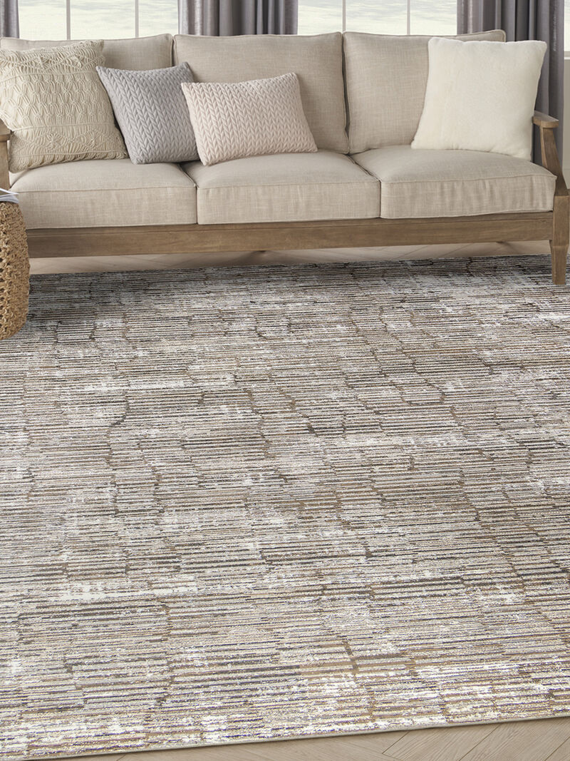 Sustainable Trends SUT06 Ivory/Mocha 9' x 12' Rug