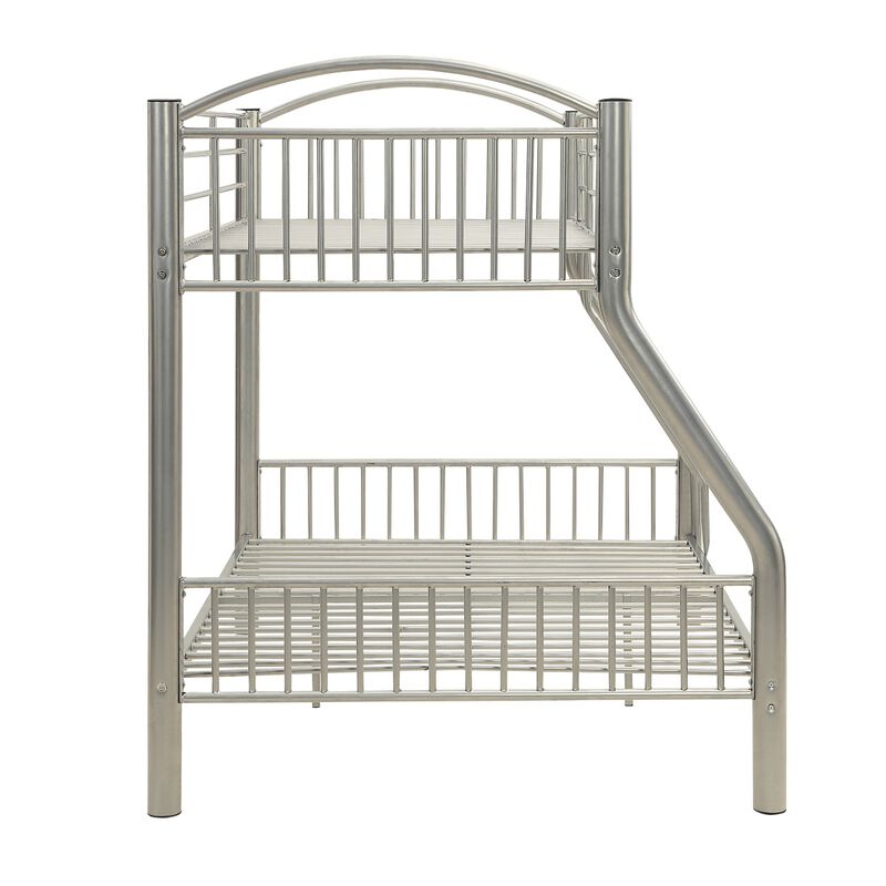 Cayelynn Bunk Bed (Twin/Full) in Silver