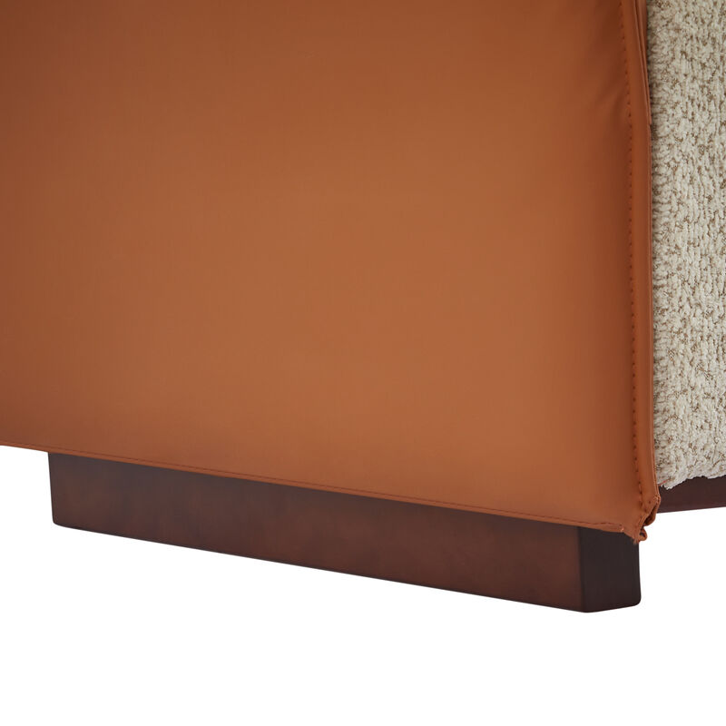 Snoxdo U Shaped Boucle Sectional Sofa image number 7