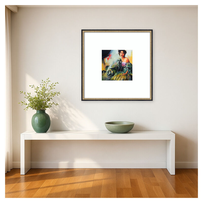 Defiant by Karen Chang Wood Framed Wall Art Print image number 3