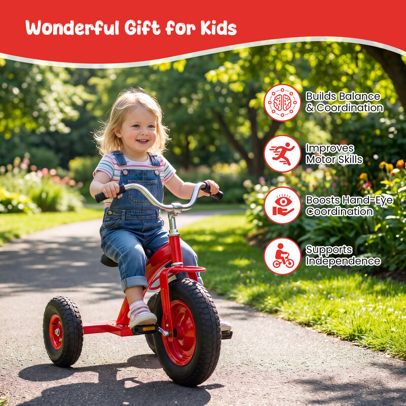 15-Inch Kids Bike with Carbon Steel Frame and Inflatable Rubber Tires image number 5