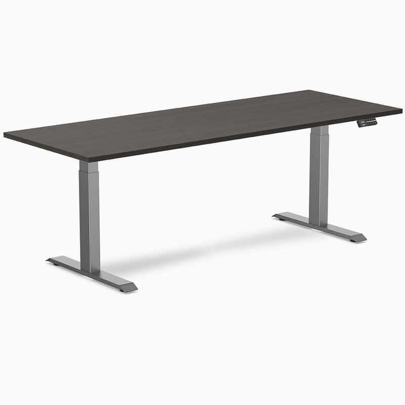 Desky Dual Laminate Sit Stand Desk image number 0