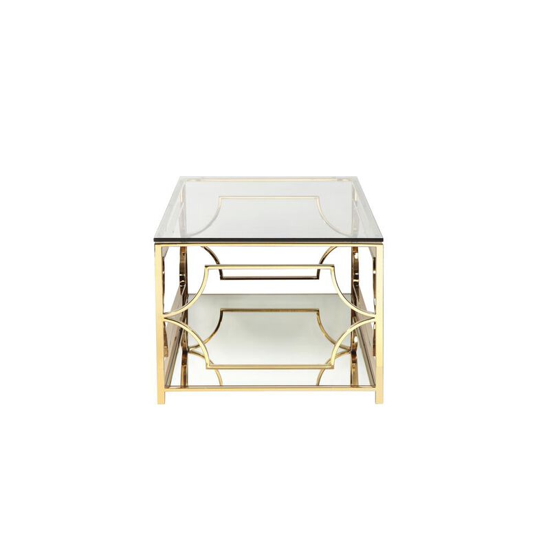 Bristol Rectangle Coffee Table Gold