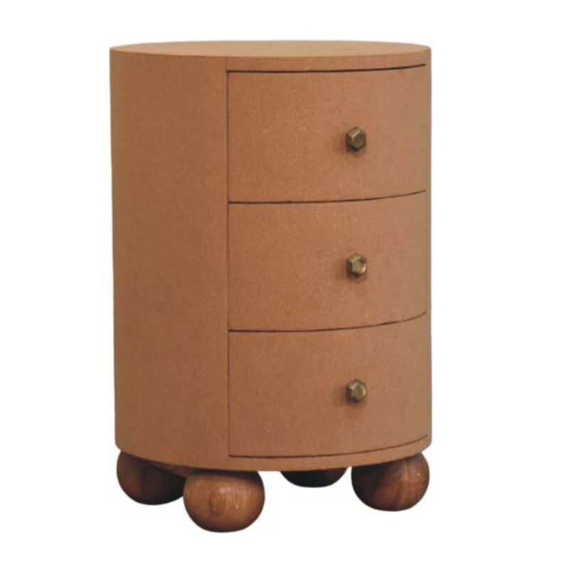 Artisan Furniture Solid Wood Maison Li&Atilde;&uml;ge 3 Storage Unit, Orange image number 2