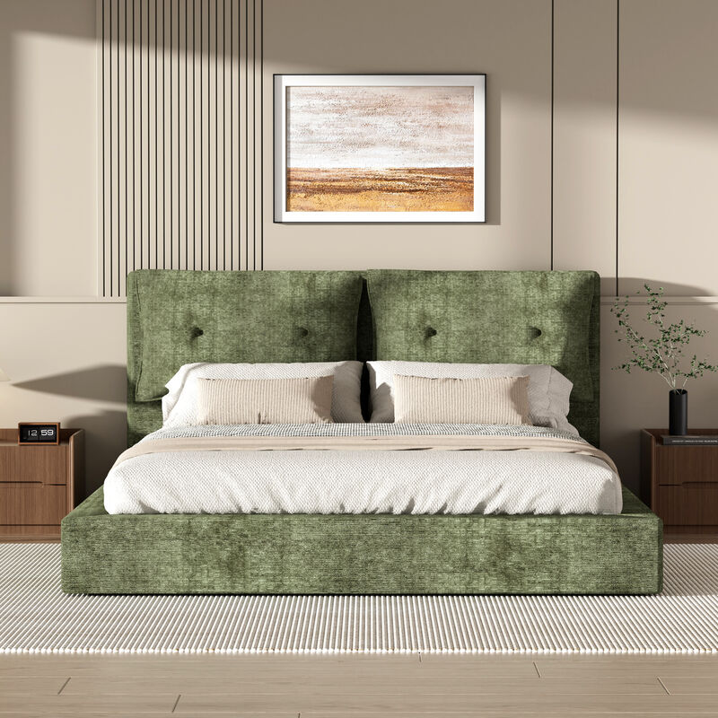 Zeck Upholstered Bed Frame image number 1