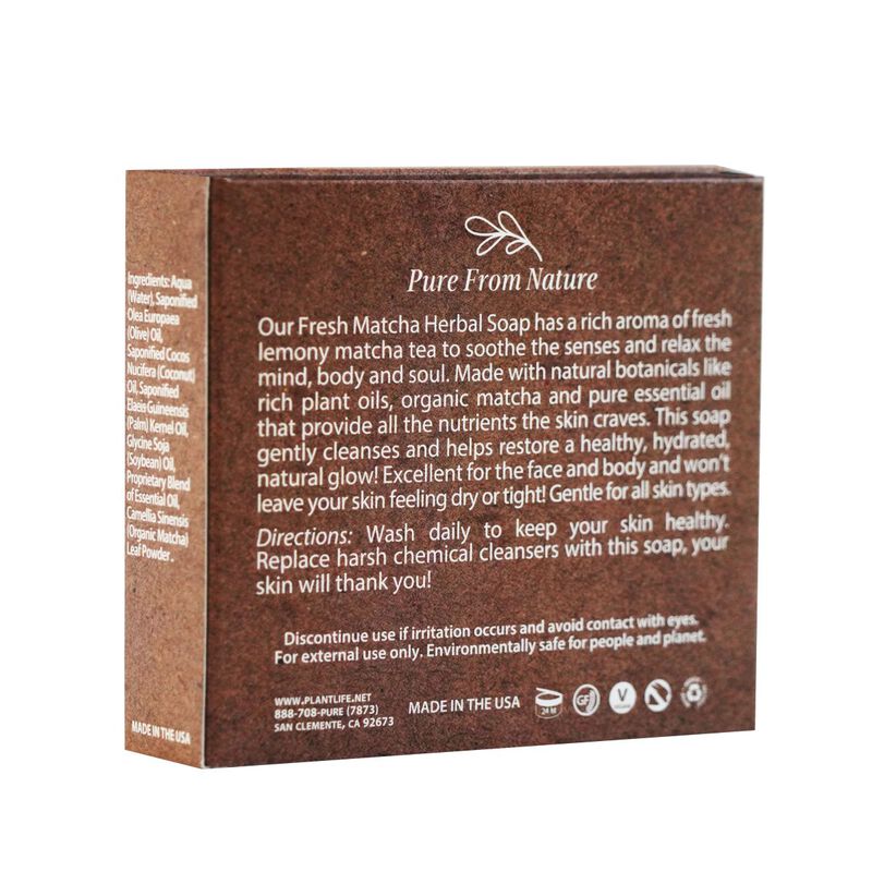 Plantlife Bar Soap - Fresh Matcha image number 1