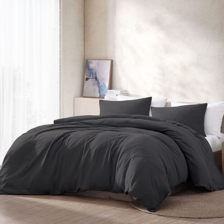 Cotton Gauze 4pc King Comforter Set