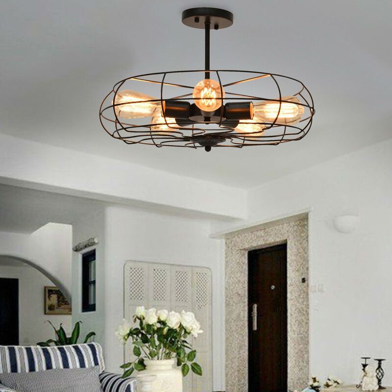 Modern 5-Light Iron Sphere Chandelier for Contemporary Spaces