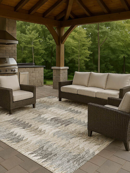 Trevi TV20 Taupe 8' x 10' Rug