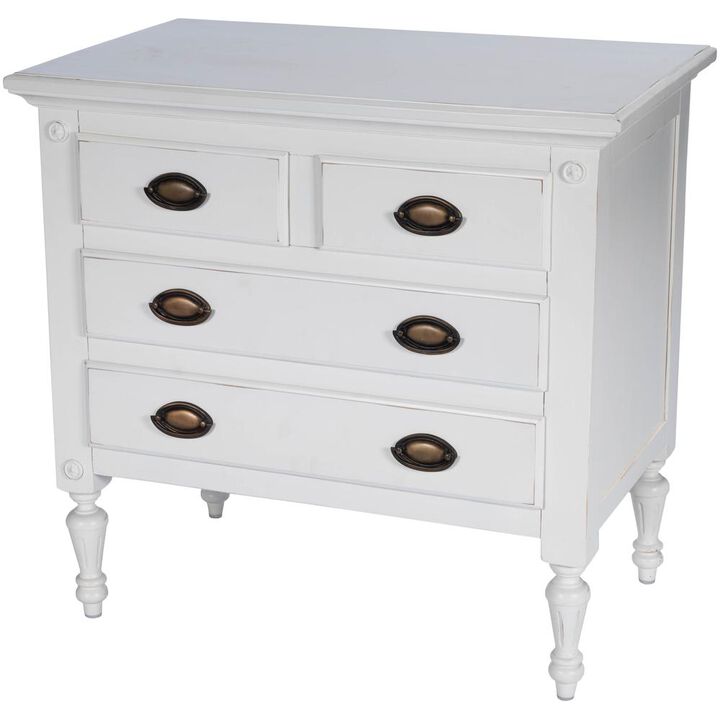 Butler Specialty Easterbrook 4 Drawer Chest, White