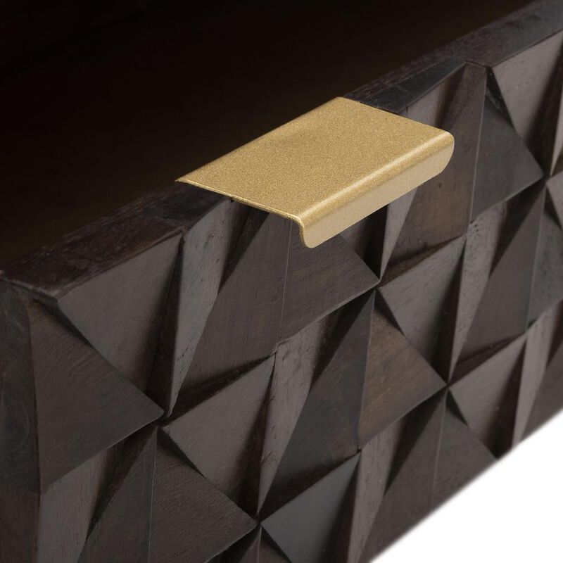 Safavieh Zinnia 3 Drawer Chest , Walnut