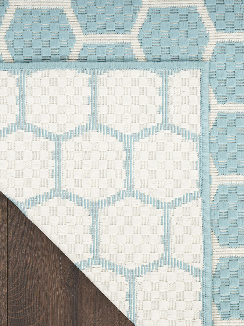 Twist Reversible TWS01 Aqua 2' x 6' Rug