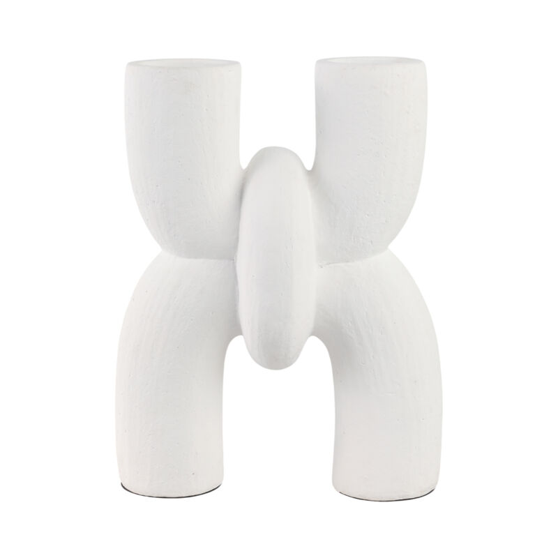 Modern X Shape Terracotta Vase image number 3