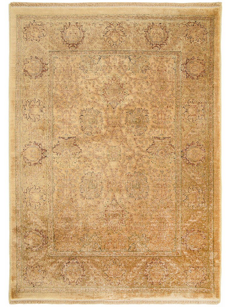 Luxurious LRS02 Gold 9'10" x 12'6" Rug image number 0