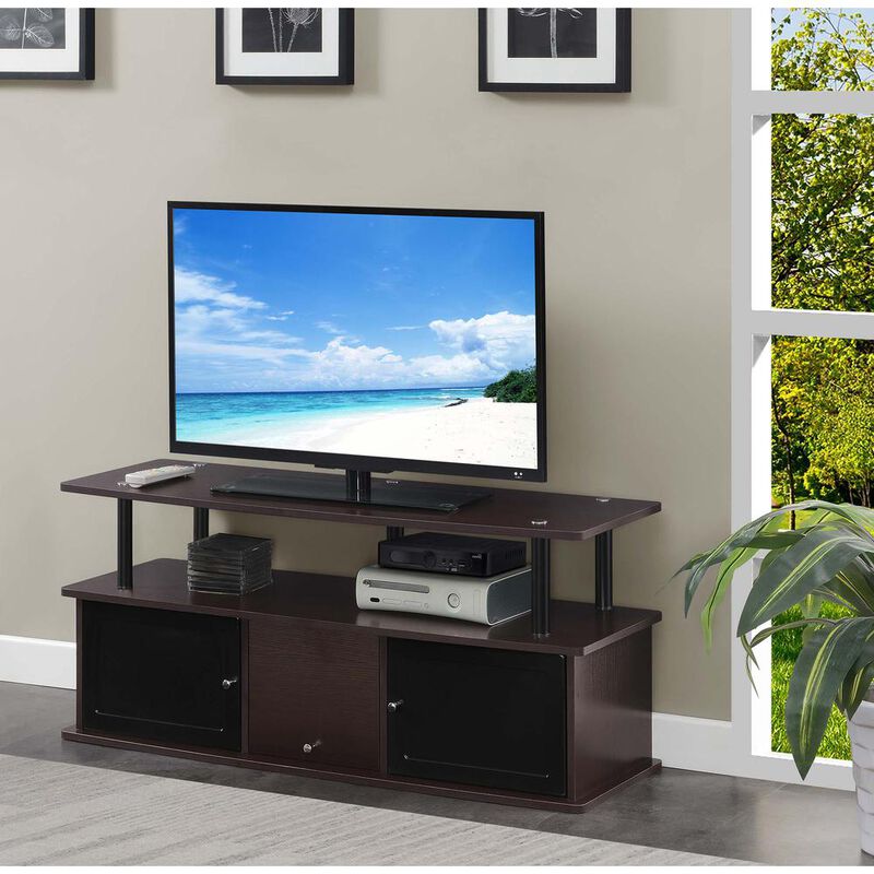 Convience Concept, Inc. TV Stand with 3 Storage Cabinets and Shelf for TVs up to 55 inches
