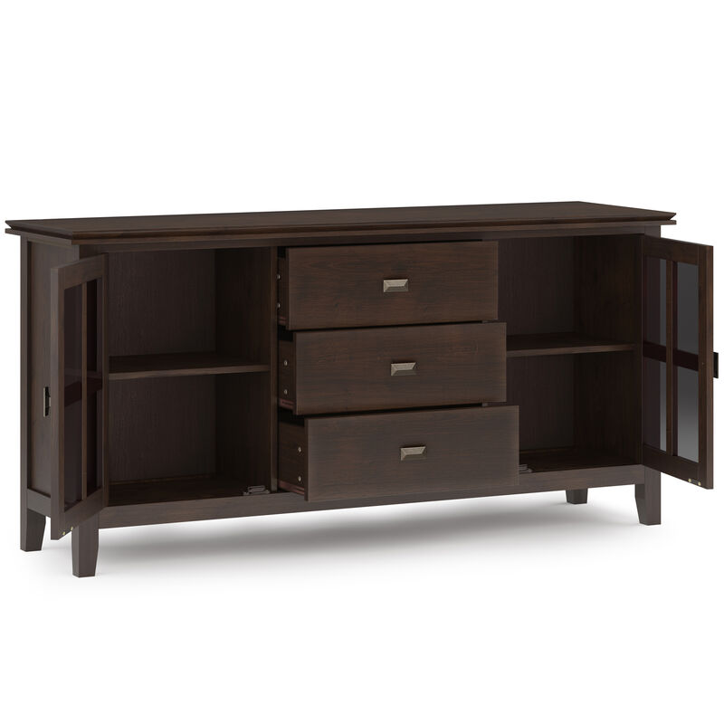 Narol Solid Wood Large Sideboard Buffet Cabonet image number 2