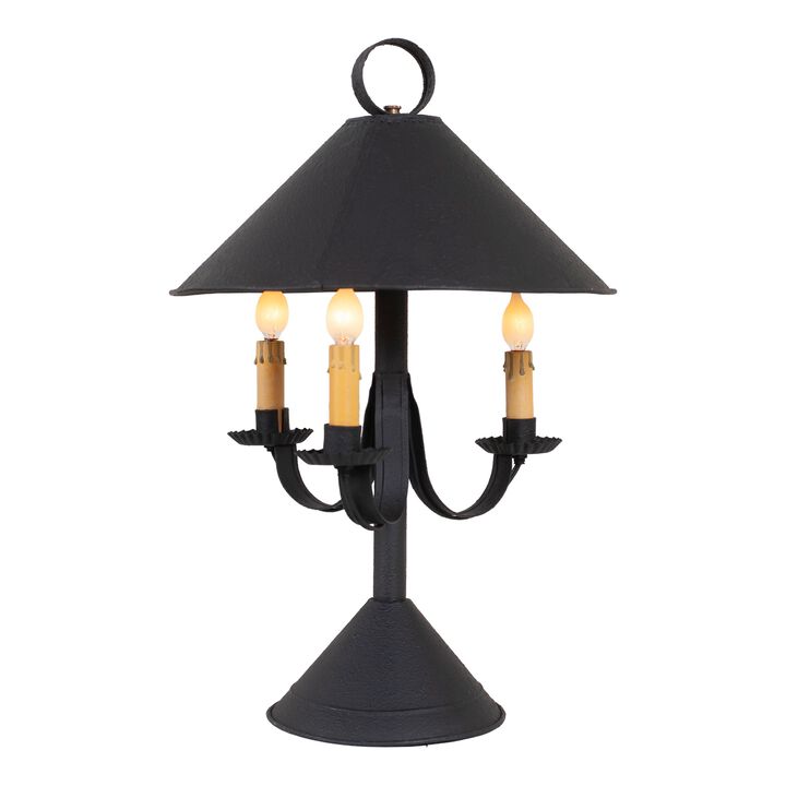 Walker House Lamp In Textured Black