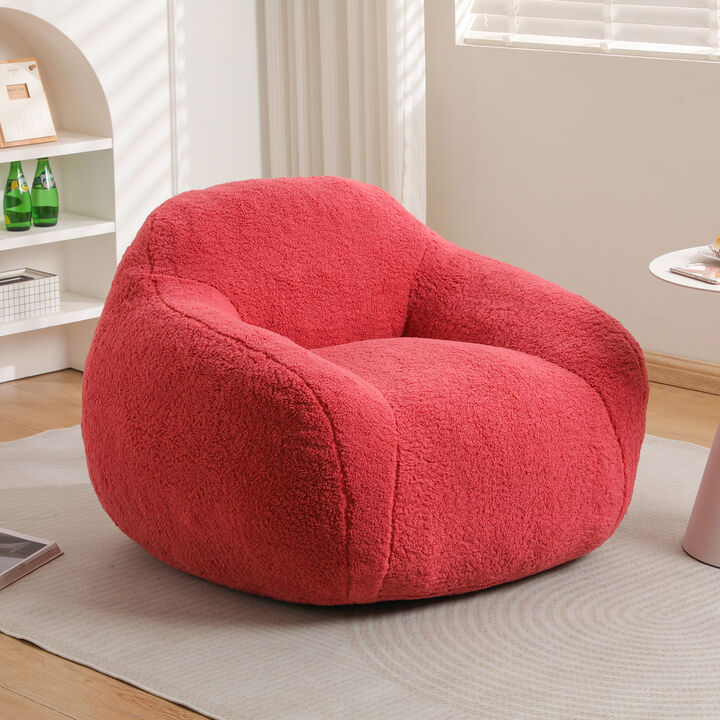 GOODSILO Spacious Comfort Memory Foam Bean Bag Sofa Chair With Armrests For Relaxation In Living Spaces And Bedrooms