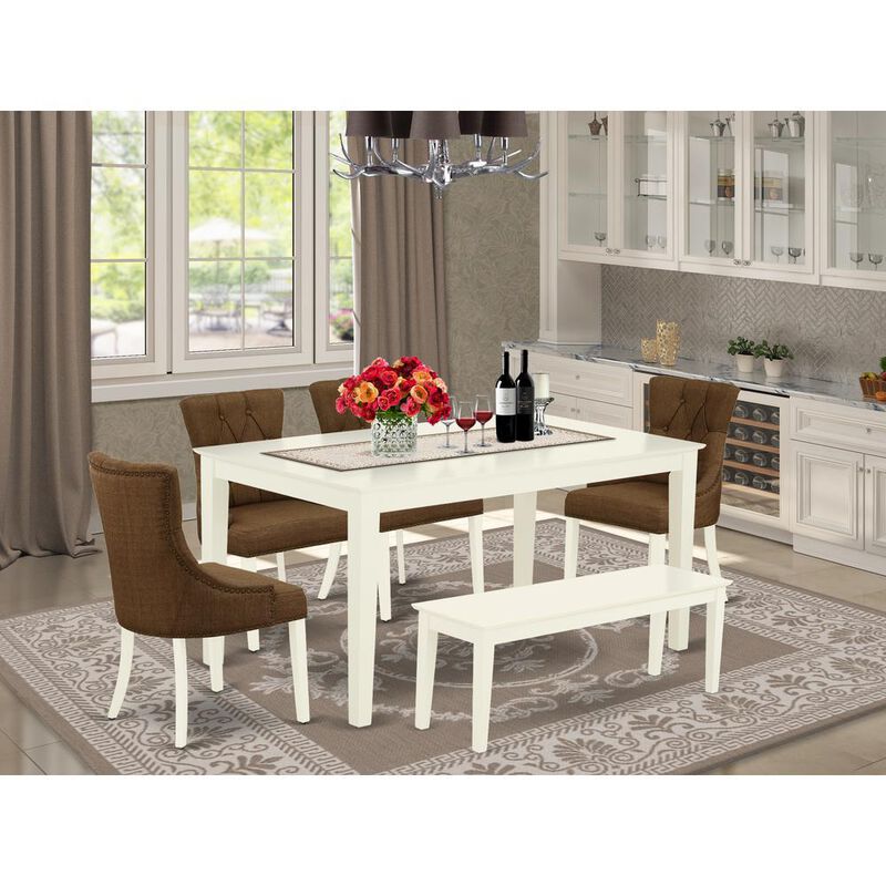 Dining Room Set Linen White