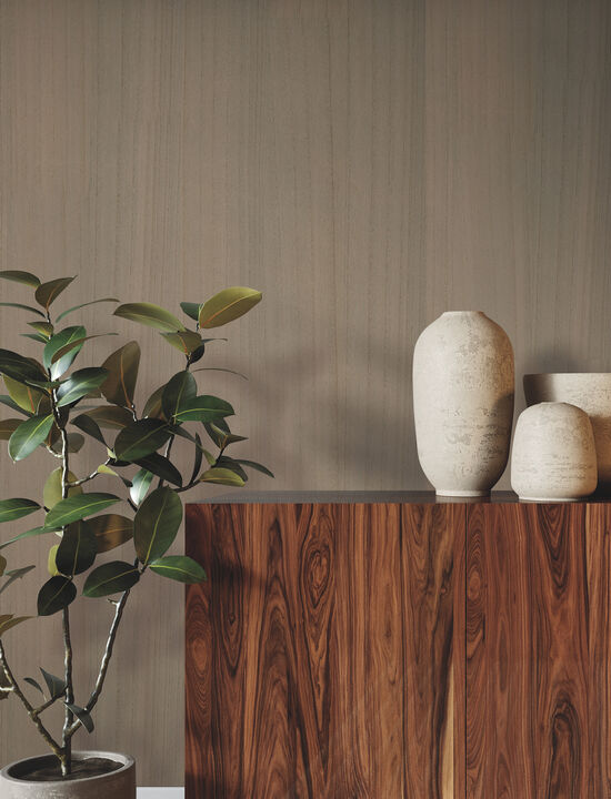 Wood Veneer Pebble Wallpaper
