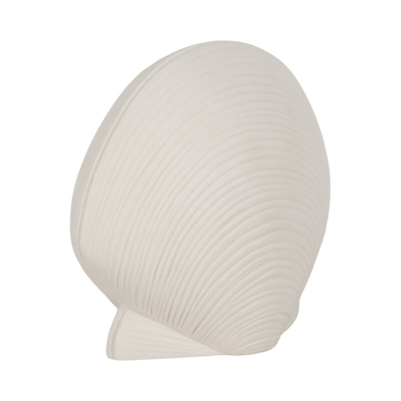 6" Seashell Decor, White image number 1