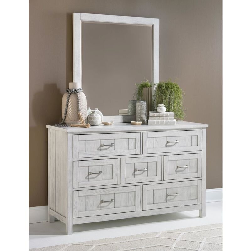 Legacy Classic Preston Dresser (7 Drawers), Bleached Linen