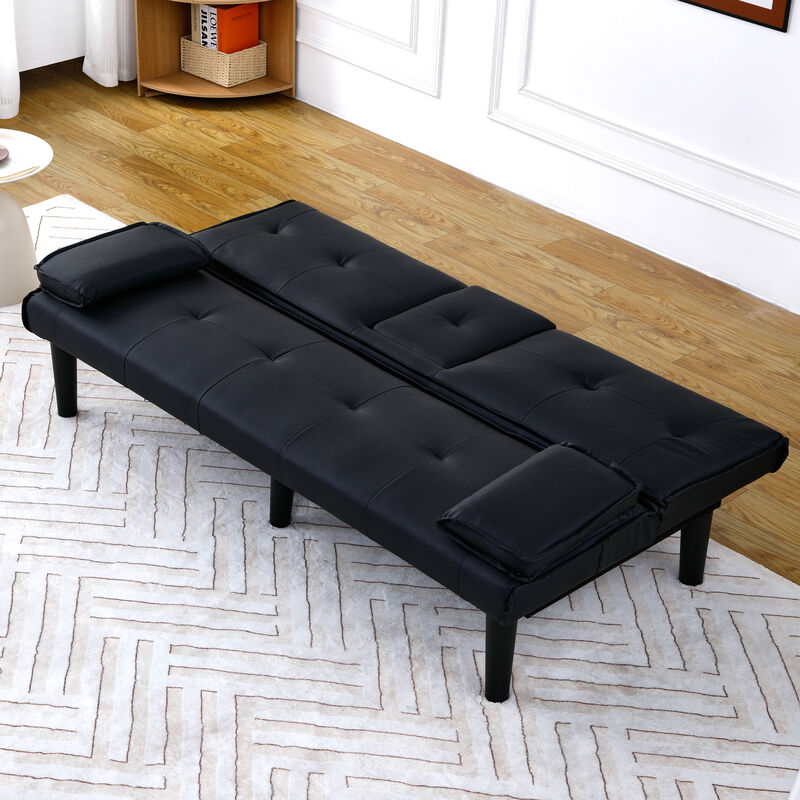Malwin PVC multi-functional sofa bed image number 1