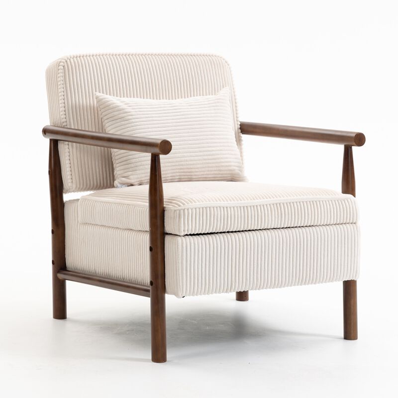 Basnad Mid Century Modern Accent Chair image number 6