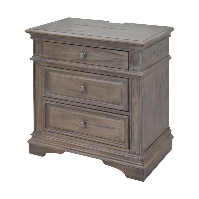 Steve Silver Highland Park Nightstand - Driftwood