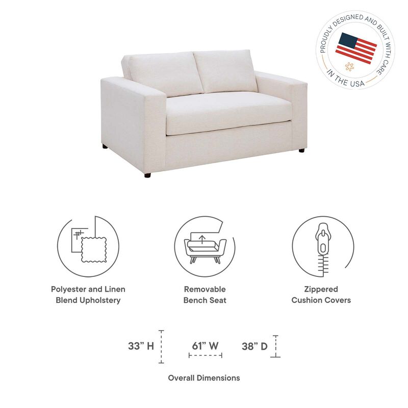 Avendale Linen Blend Loveseat