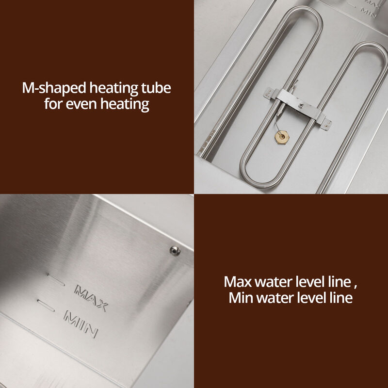 Stainless Steel Chocolate Tempering Machine, Adjustable Temp 86&ndash;185&deg;F, for Chocolate&Milk&Cream image number 2