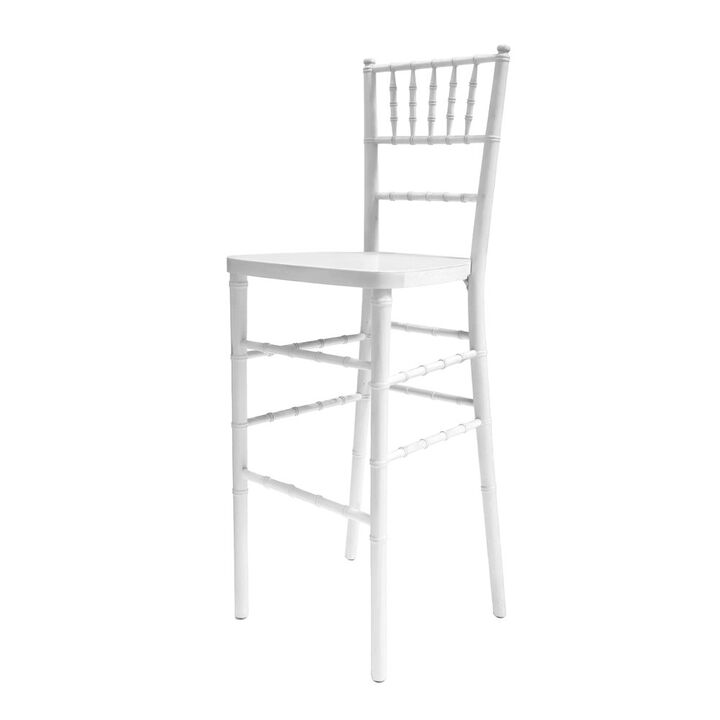 Commercial Seating Products Chiavari Barstool In White