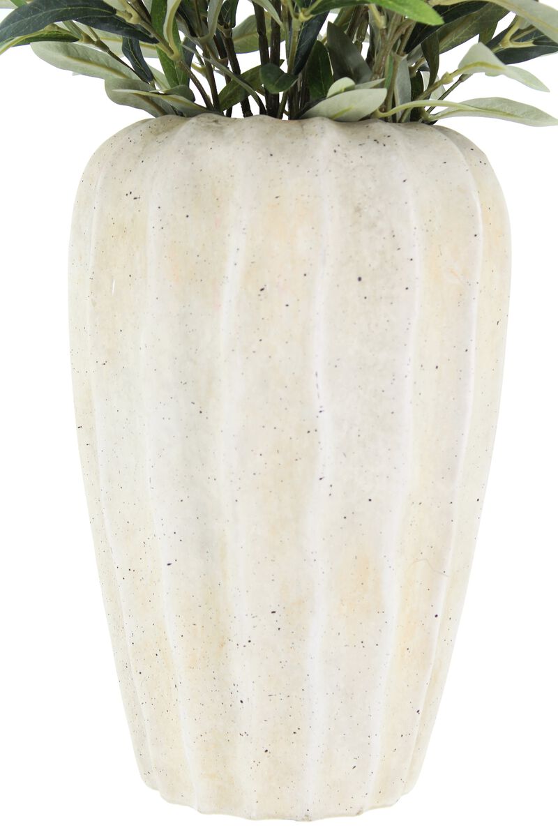 30" Faux Olive Arrangement in Artisan Vase image number 5