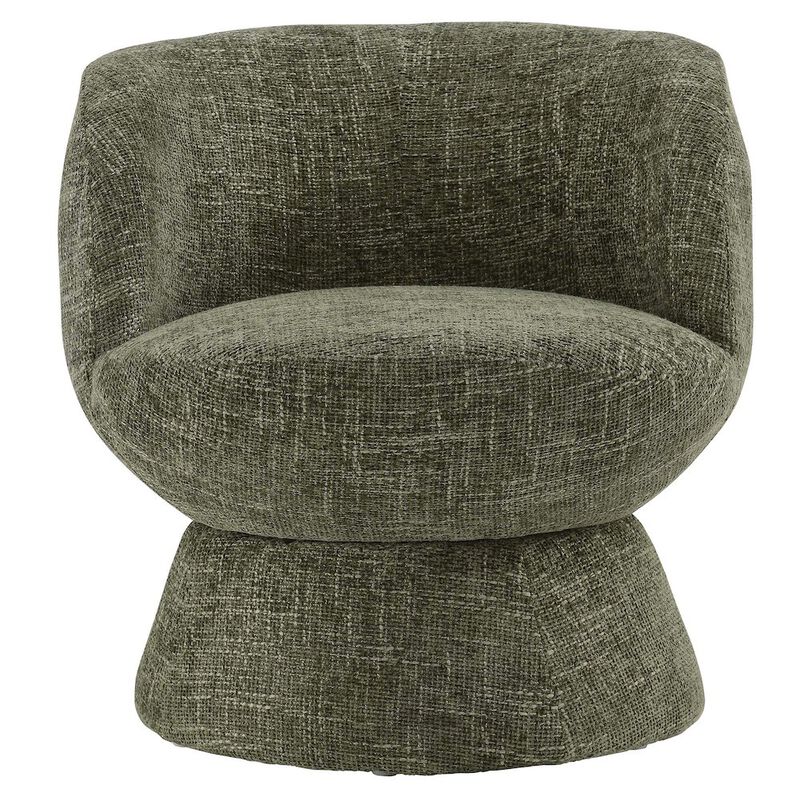 Vesta Chenille Fabric Upholstered Swivel Chair image number 5
