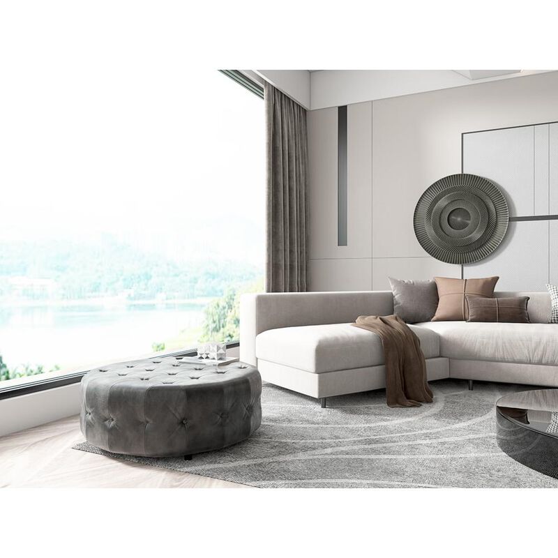 Brenda Small Round Ottoman