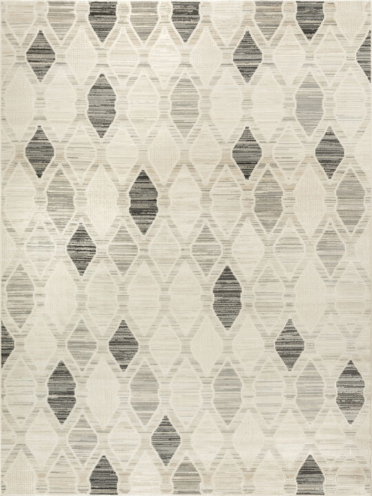 Serenity Home SRH08 Beige/Gray 9' x 12' Rug