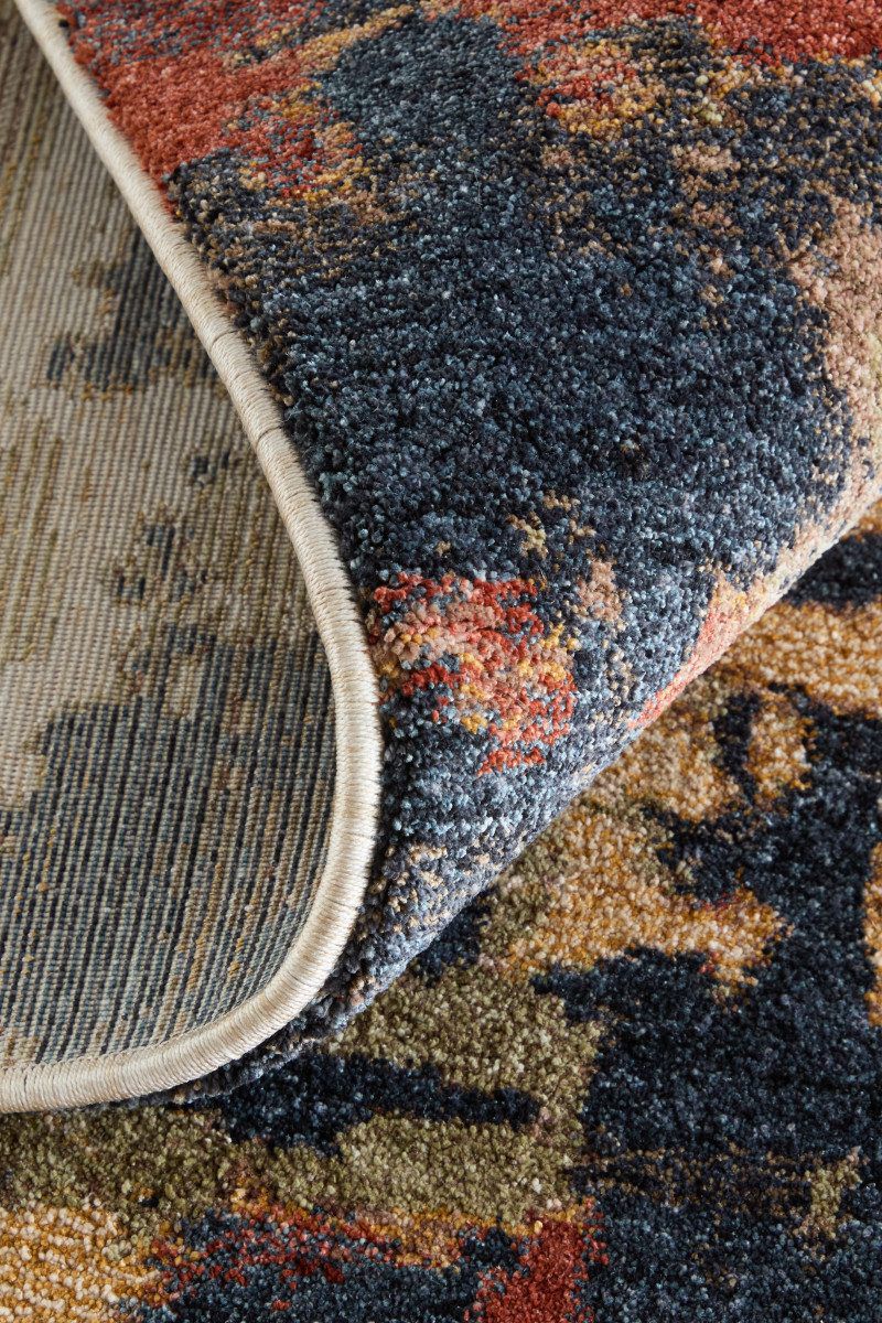 Pearson 39SQF Dark Blue/Rust 9' x 12' Rug image number 2