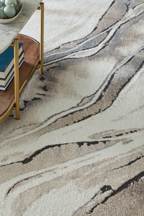 Gilmore 39URF Beige/Gray 5'3" x 8' Rug