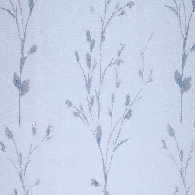 Commonwealth Primavera Style Panel Printed Floral Curtain, White