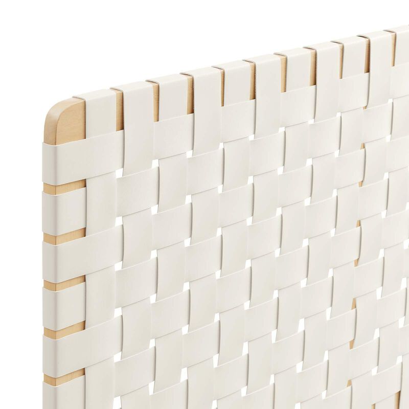 Sparta Weave Vegan Leather Queen Headboard image number 5