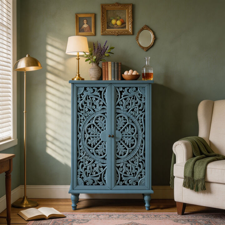Zuggo 47" Tall Accent Cabinet