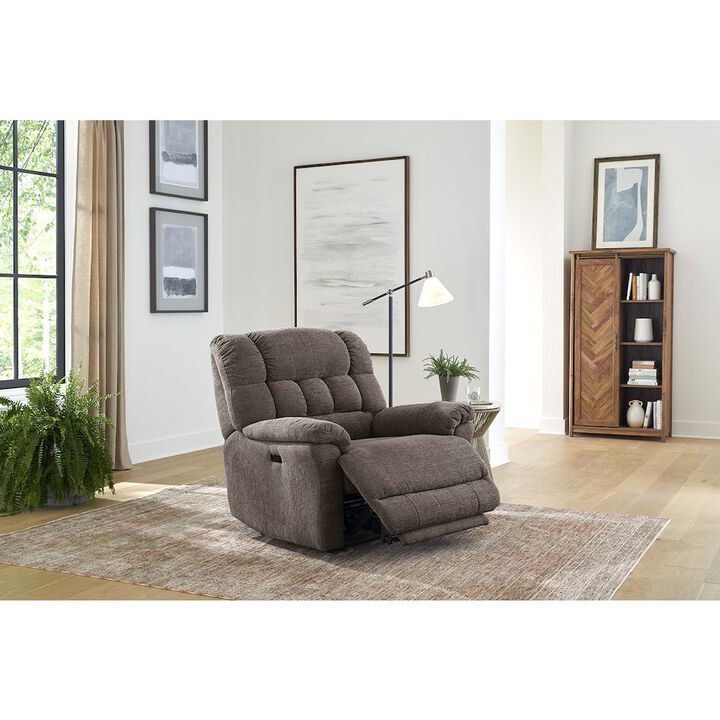 Oversized Zero Gravity Recliner Chair for Big and Tall Adults – Heavy-Duty Big Man Power Recliner with Wide Seat, Supports Up to 450 lbs, Brown