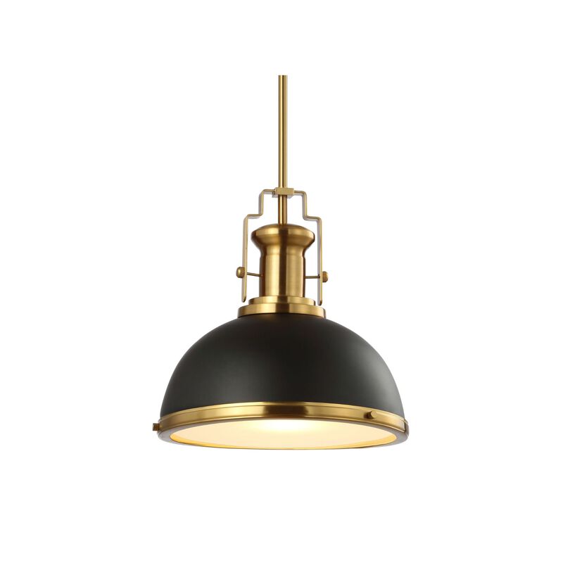 Homer Modern Industrial Iron LED Dome Pendant