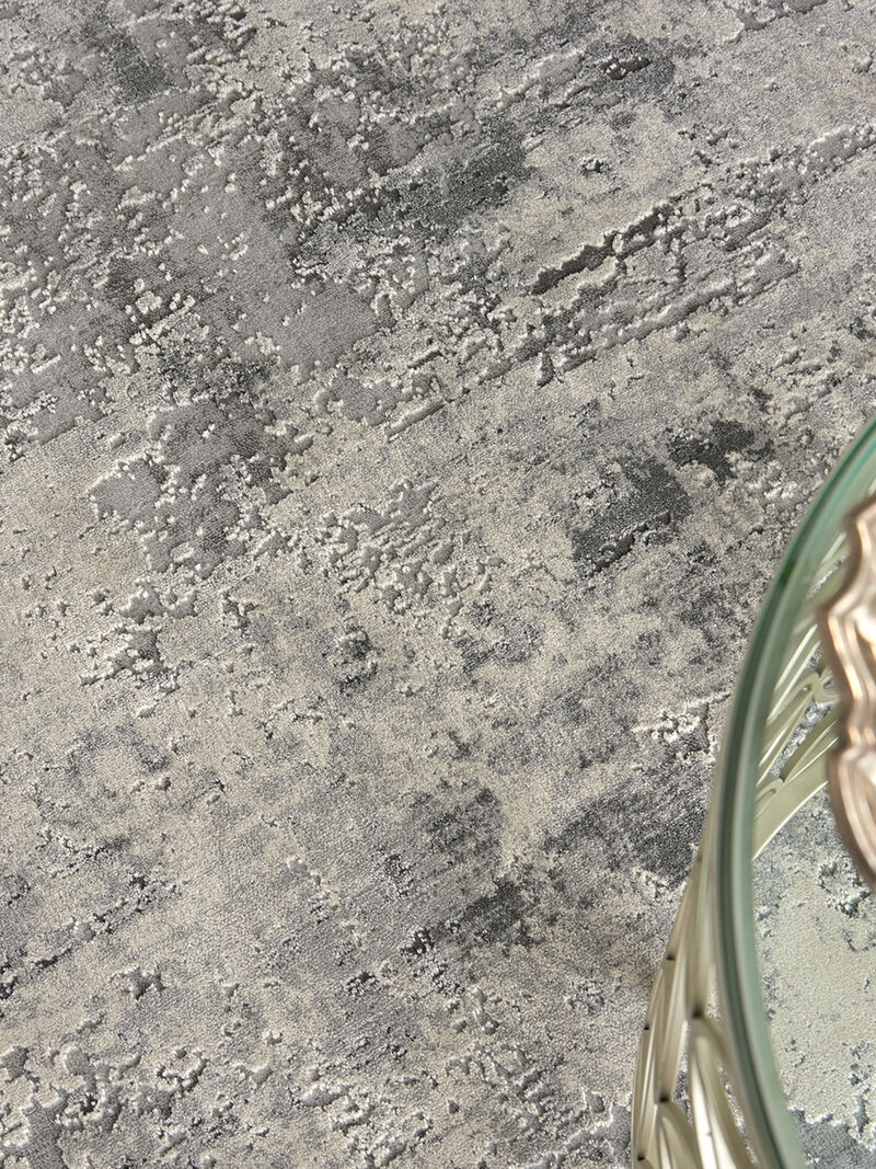 Rustic Textures RUS07 Gray/Beige 6' x 9' Rug