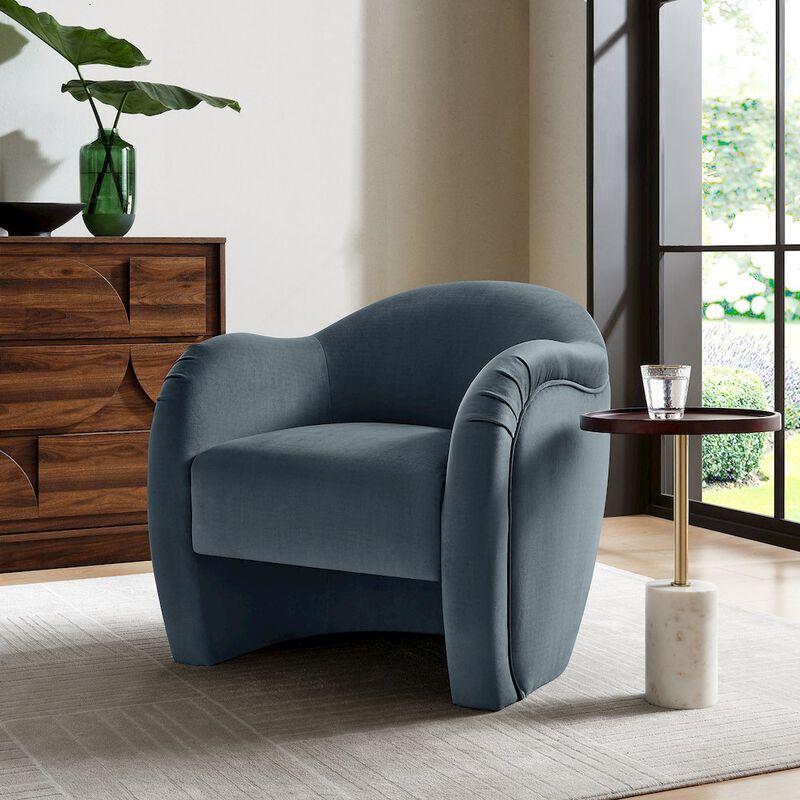 Compose Performance Velvet Accent Chair image number 7